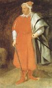 Diego Velazquez The Buffoon Don Cristobal de Castaneda y Pernia (Barbarroja) (df01) painting